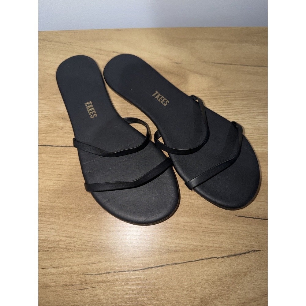 TKEES Women's Sandals‎ Gemma Began Matte Black Sz 7 EUR 38  S